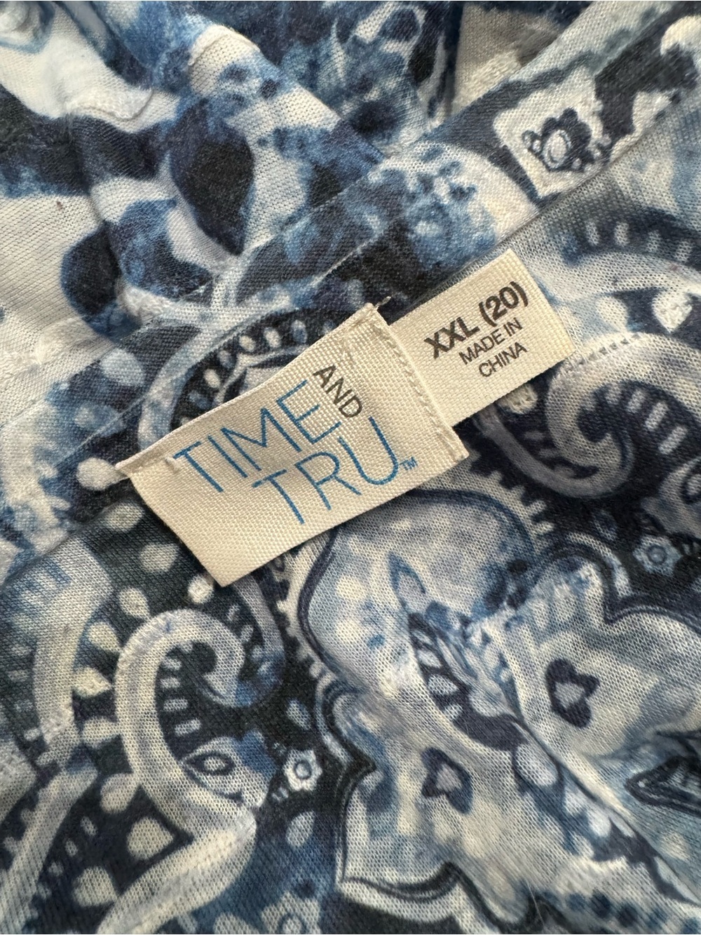 TIME AND TRU TUNIC SIZE XXL - Picture 3 of 9